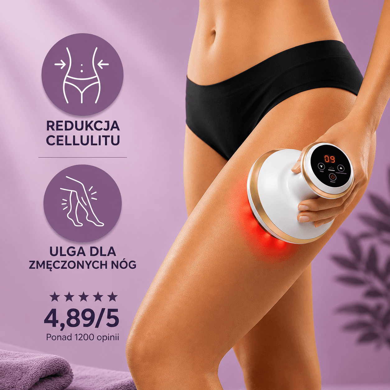 Masażer Próżniowy Antycellulitowy CELLURIA